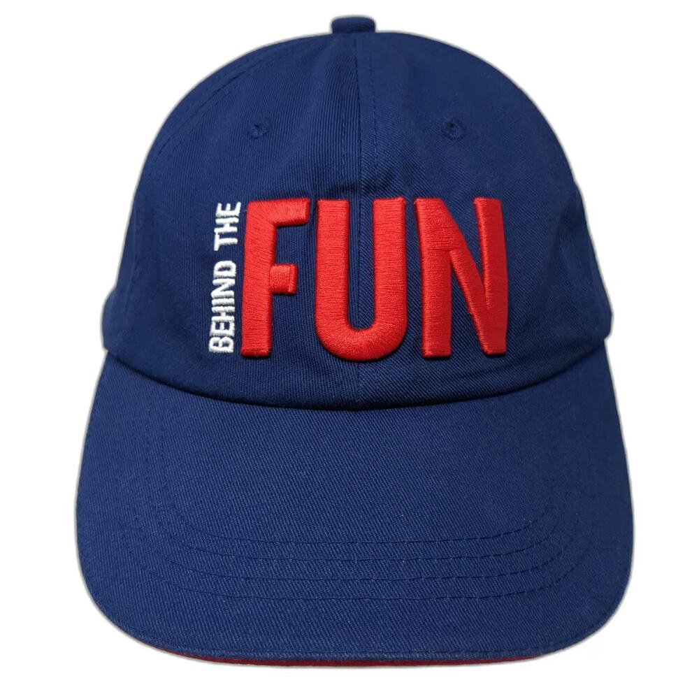Carnival Baseball Cap Blue Red White One Size Adventures Fun Strapback Hat